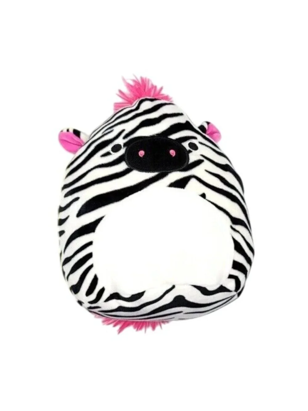 Squishmallows Tracey Mohawk Zebra Plush Black White 8